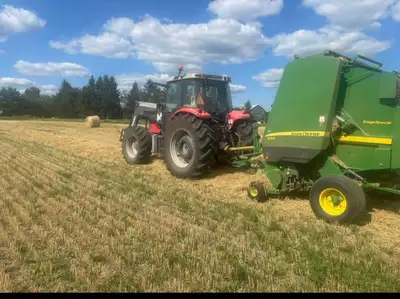 I have 300 4x5 round bales of straw wrapped in a single layer of plastic outside to keep the snow of...