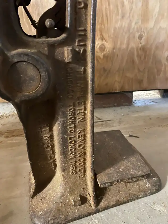 Vintage Duff/Simplex railroad jack628637393475871221