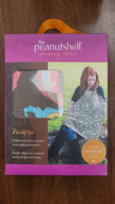 (NEW) Peanut Shell Nursing Cover - 3 left!, View more