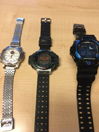 Watch   : Guess chronograph,Casio3285,Casio 1470 