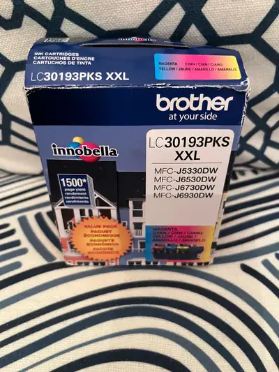 Expired Sealed Brother innobella 3 Colour Cartridges LC30193PKS, View more