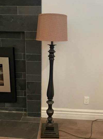 Traditional Black Floor Lamp | Living Room Lamp, View more