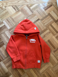 Roots zip up hoodie toddler size 4