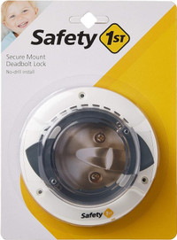 Safety 1st Secure Mount Deadbolt Lock NEW missing screws