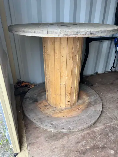 wooden cable drum, View more