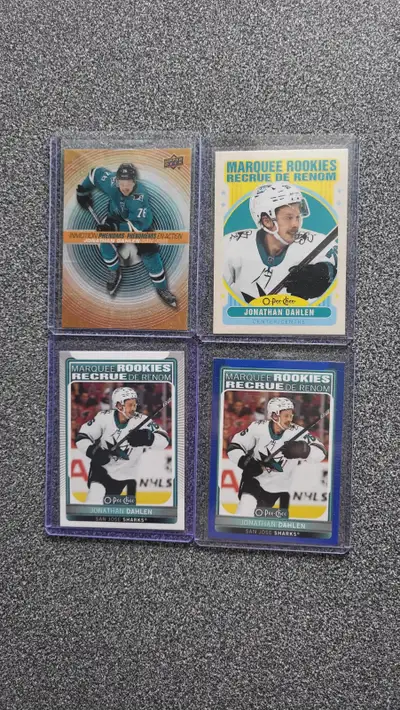 San Jose Sharks Jonathan Dahlen 4 Carte Hockey Card, View more