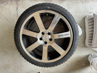 Blizzak VRX2 Winter Tires On Rims 