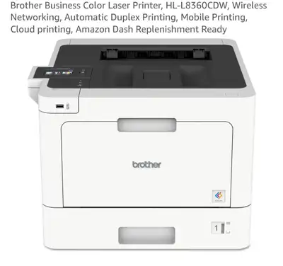 Brother HL-L8360CDW Duplex Laser Color Printer, View more