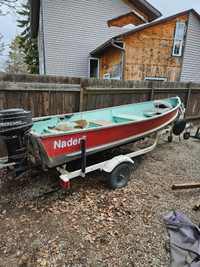 14 ft Naden  aluminum fishing boat 