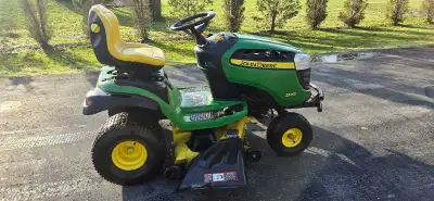 D155 john deere lawn tractor twin cylinder 24hp 48"deck $2300, View more
