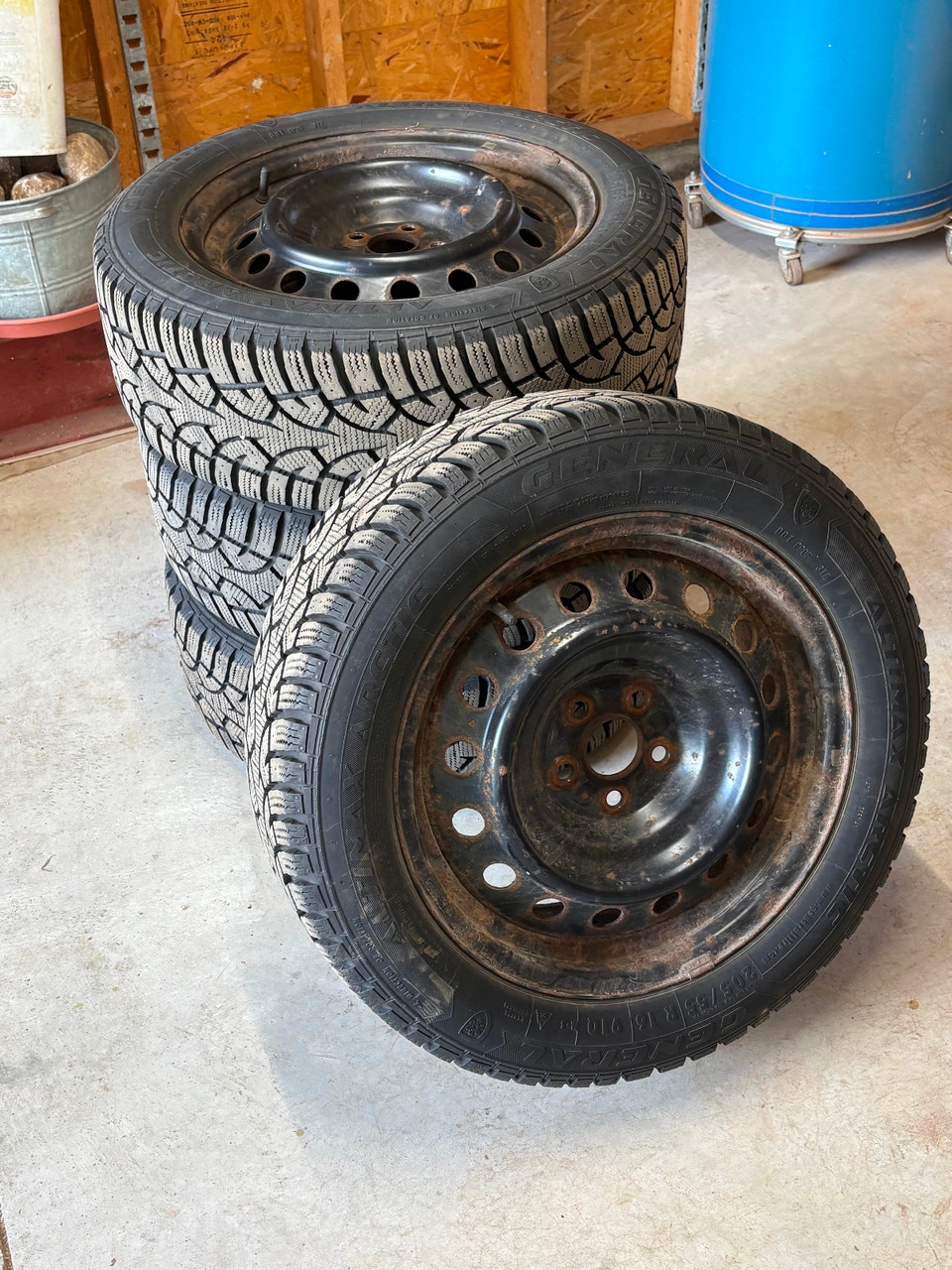 General Tire winter tires on rims (four) | Tires & Rims | Peterborough ...
