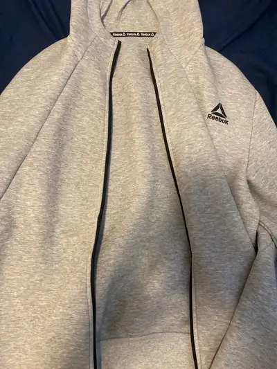 grey Reebok hoodie , View more