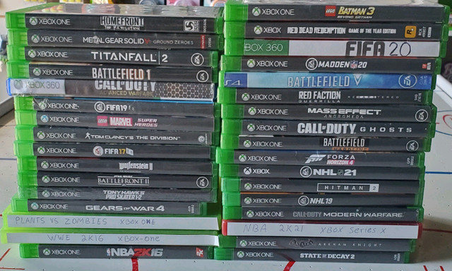 Xbox games for Xbox one and series x. in Xbox Series X & S in Hamilton