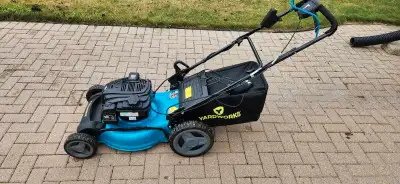 yard works mower electric start, Voir plus