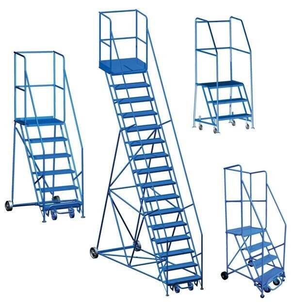 ROLLING LADDERS ON SALE. LOWEST PRICING AND FASTEST DELIVERIES