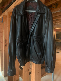 Leather coat from Moores