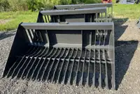 Affordable 66" Skid Steer Rock Bucket