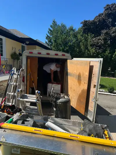 utility trailer for sale it has shelves inside and potlighted come with mini fridge and microwave co...