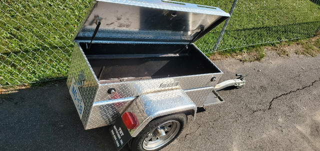 Motorcycle Trailer - Aluminum in Cargo & Utility Trailers in Thunder Bay - Image 3