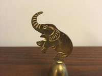 Antique vintage classic BRASS ELEPHANT BELL Made in India
