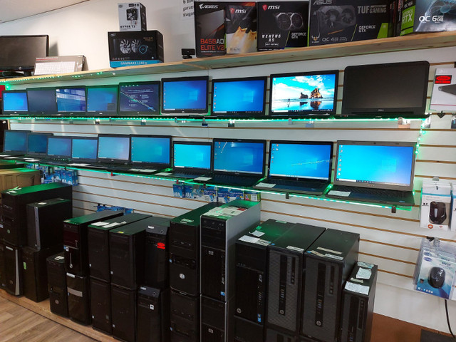 Ordinateur Laptop et tour HP Dell Lenovo et Toshiba dans Ordinateurs de bureau  à Longueuil/Rive Sud