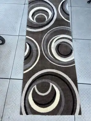 Runner rug $35, Abstract design 66” x 25” by Arte Espina, used Ikea Valby Ruta Rug runner rug $75 ar...