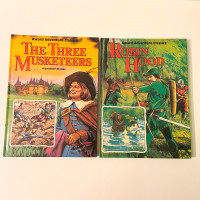 Vintage 1982 The Three Musketeers and Robin Hood Award Adventure