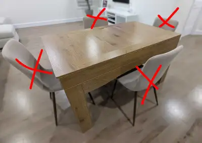 Dining / Boardgame combo table, View more