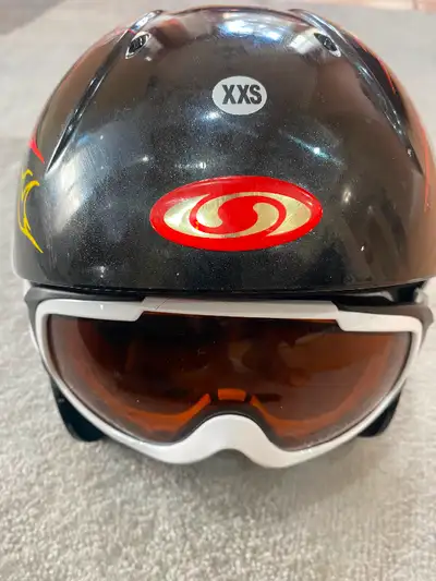 Solomon Skii helmet sizi XXS and goggles, View more