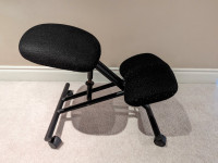 Ergonomic Kneeling Chair-Black-$50-Used