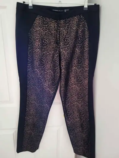 Ivanka Trump Womens Black Metalic Pants Size 14 Extra Large, View more