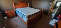 5-piece Master Bedroom Set With Mattress and Boxspring
