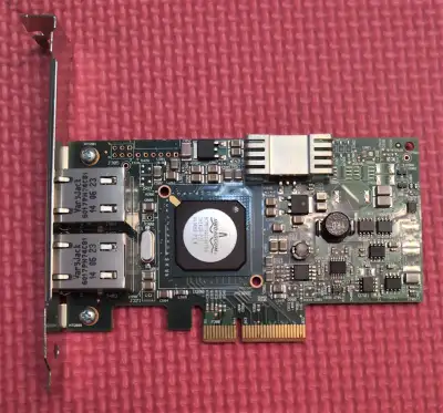 DELL Broadcom BCM5709CC0KPBG 0F169G PCI Express Dual Port GB NIC, View more