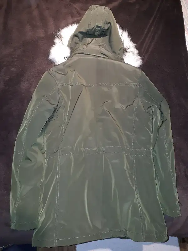 Khaki winter coat for women62863271634177122