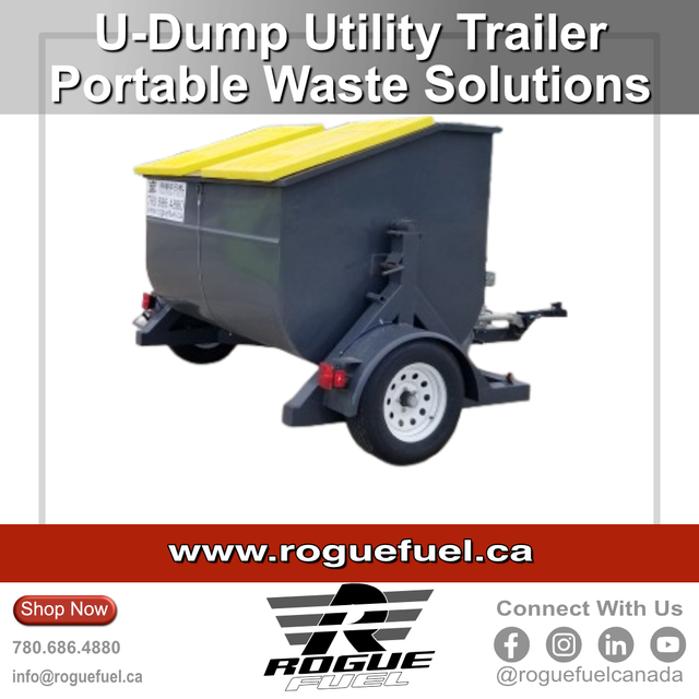 U-DUMP Portable Waste Utility Trailer - 3.5 Yard Bin in Other in Barrie - Image 5