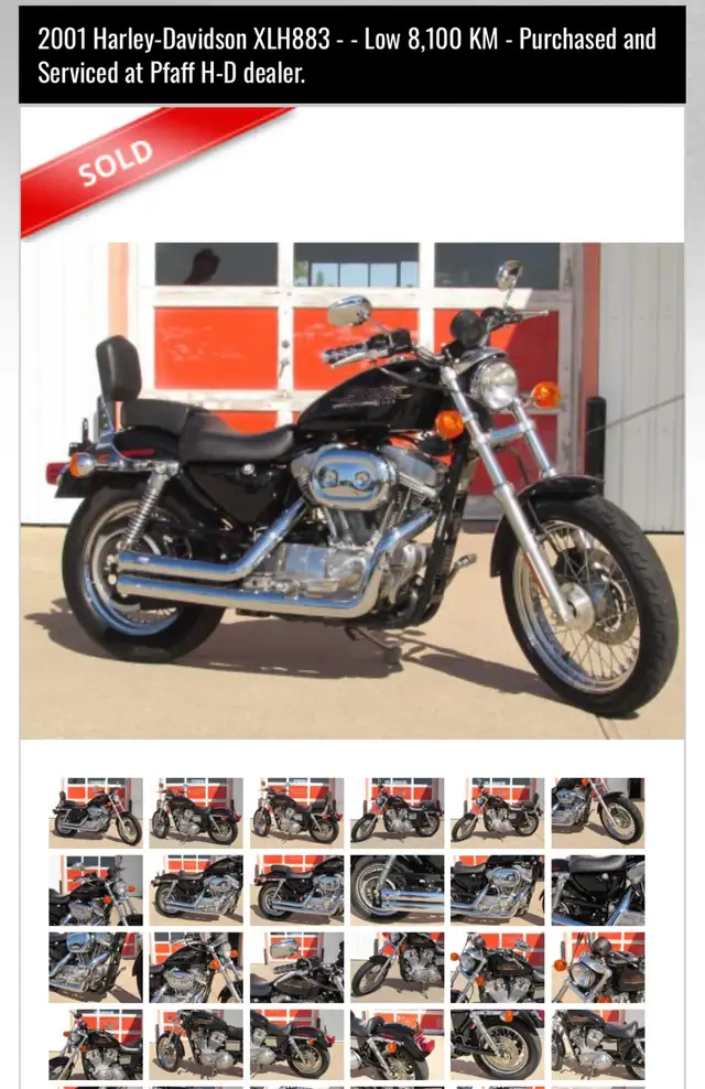 2001 Harley Davidson sportster 883 bobber in Street, Cruisers & Choppers in Mississauga / Peel Region - Image 6