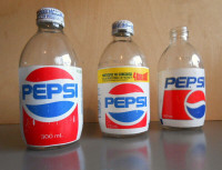 Bouteilles Pepsi 300ml Vintage - Années 90s