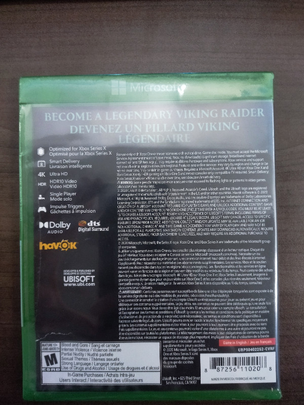 ASSASIN'S CREED VALHALLA XBOX BRAND NEW SEALED in XBOX One in City of Toronto - Image 2