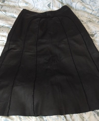Danier leather long skirt