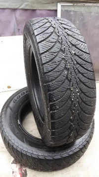 2-GOODYEAR ULTRA GRIP ICE. 225/ 65R16 100S winter tires