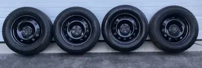 4 Falken directional P235/65R17 108H winter tires and rims (5x114.3 [4.5”]). $450 Date of manufactur...