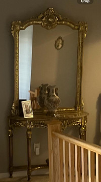 Stunning Antique Mirrored Vanity