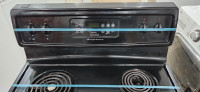 Frigidaire 30" black coil stove 