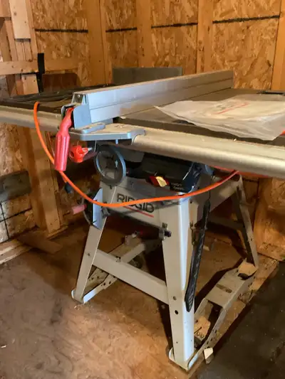 Ridgid contractor-grade table saw, View more