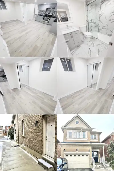 Brand new bright and spacious 2-bedroom basement apartment available for rent in a quiet and family-...