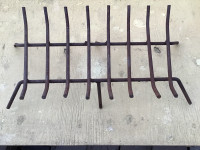 2-24"W x 12'"D and 14"D  Cast Iron Fireplace Grates-$35-$45