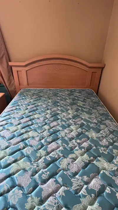 Free double box spring and mattress, View more