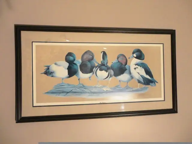 Art LaMay's "The Divers" Print Ducks Unlimited 4654/5300 in Arts & Collectibles in Kitchener / Waterloo - Image 3