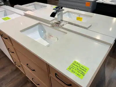 We’re offering a selection of brand-new quartz countertops on clearance, price starting as low as $1...