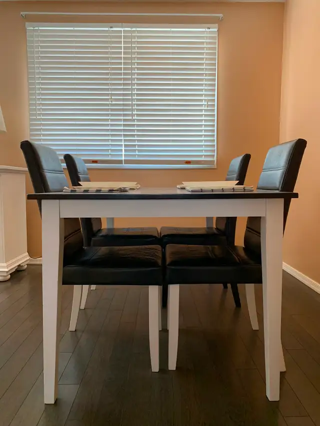 Solid Dining Wood Table in Dining Tables & Sets in Calgary - Image 5